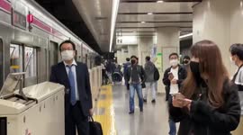 Passengers escape through carriage windows after man injures 17 on Tokyo train