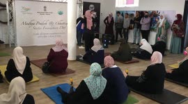 Establishing yoga exercises for cancer patients as a psychological and health treatment in the Gaza Strip.