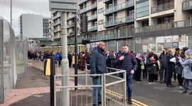 Chaos as thousands stuck in enormous queues waiting to enter COP 26 venue