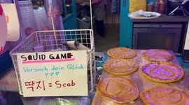 A cafe in Vienna offers visitors to participate in challenges from the Squid Game