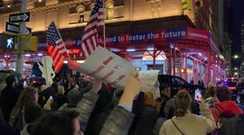 Hundreds gather in New York to voice anger at vaccine passports