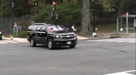 VP Kamala Harris motorcade spotted in DC