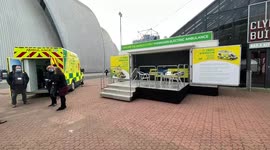 World’s first hydrogen fuel cell electric ambulance is on show at COP26