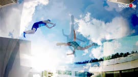 'Freerunner makes Thailand his personal playground with INSANE stunts *Compilation* '