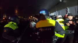 Netherlands: Protesters Against Reintroduction Of Covid Measures Clash With Police In The Hague 3