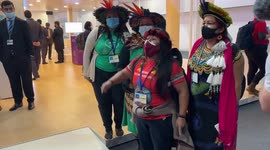 Indigenous people demand protection for Amazon at COP26