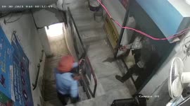 Security personnel foils robbery attempt in northern India
