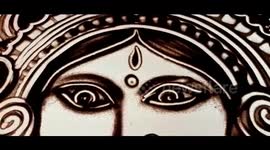 The Artist create message by art animation Celebrate Green Diwali without creakers and pollution in India