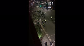 UK: COP-26 – Climate Protesters In Glasgow City Center Kettled By Police 2
