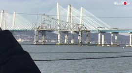 'Old Tappan Zee Bridge destroyed in controlled explosion (1/15/2019)'