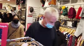 Animal rights group DxE hold a protest at British Heart Foundation, Camden