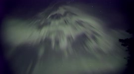 Northern lights sweeps Sweden skies