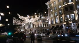 First Christmas Lights Switch On In The West End Of London