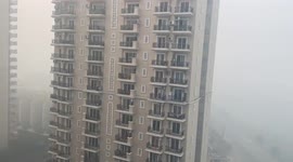India: Low Visibility Due To Bad Air Quality After Fireworks On Diwali Day 2