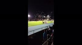 Ireland: Football Game Suspended After Fans Set Fireworks From Stands At RSC Waterford