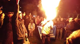 Million Mask March protesters clash with police in London