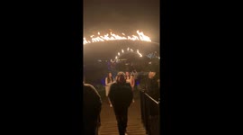 Amazing Fire on  the Waterways in 2021 lots of fire and lights