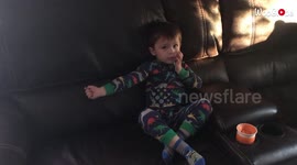 'Dad tells moody boy that he ate all his Halloween candy *Epic Reaction(s)*
'