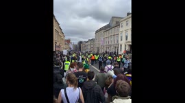 Youth activists take to the streets to join Fridays for Future march in Glasgow, UK