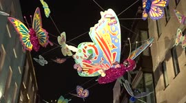 Carnaby Kaleidoscope adds Christmas magic to Soho with hundreds of neon butterflies