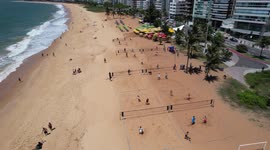 Beach tennis, also known as its name in English beach tennis, is a sport that was created from frescobol