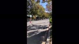 US: Motorcade Heads To Washington National Cathedral For Colin Powell’s Funeral