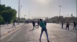 Pro-Iranian protesters in Iraq clash with security over election results