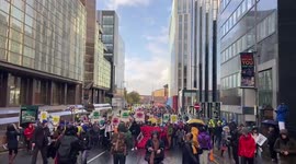 UK: Thousands Protesters Gather For ‘Global Day Of Action For Climate Justice’ In Glasgow
