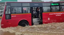 Chennai streets flood after 'heaviest rainfall' in years