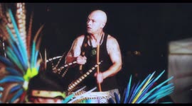 Mayan child dancers performs at the Hollywood Forever Cemetery for Day of The Dead Halloween