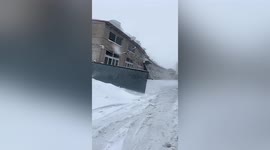 House collapses under weight of heavy snow in northern China