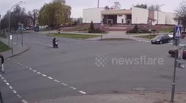 An accident involving a scooter in Kobrin