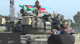 Azerbaijani military celebrates Victory Day in Baku over conflict with Armenia