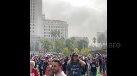 US: Thousands Protest In Los Angeles Against Strict Vax Mandate In California 3