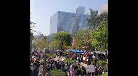 US: Thousands Protest In Los Angeles Against Strict Vax Mandate In California 2