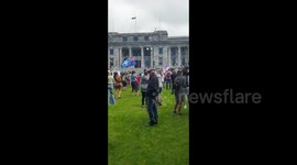 Thousands protest in Wellington, New Zealand against COVID-19 rules