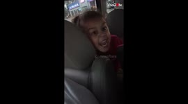 'Only food in her belly!' Girl refuses to believe her mum is pregnant