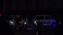 Fireworks and festive atmosphere as night Baku, Azerbaijan marks anniversary war's end