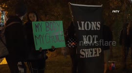 Anti-vax mandate protesters block NYC sanitation trucks