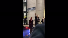 Former US President Barack Obama visits University of Strathclyde in Glasgow, UK