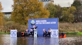 UK: Activists Call On World Leaders To Complete Climate Deal From ‘Under Water’