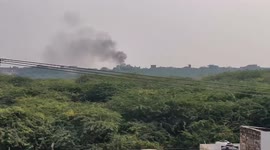 Fire breaks out at in Faridabad, India