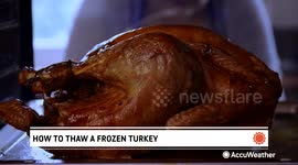 Safety tips for thawing a turkey this Thanksgiving