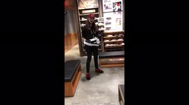 'Charlotte guy does the #VansChallenge with SIZE 66 SHOE'
