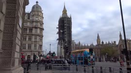 Lifts operate at Parliament's Elizabeth Tower with restoration underway