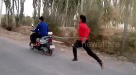 Young Chinese footballer shows off incredible soccer skills