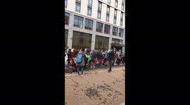 Mass walkout for climate justice on final day of COP26 summit in Glasgow