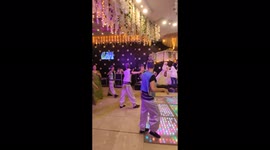 Indian Girl Show Welcomed Groom & Bride In Egyptian Wedding