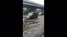 Floodwaters submerge roads, railways and subways in Chennai, India