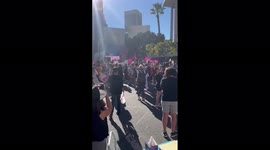 US: Fans Celebrate Britney Spears’ Conservatorship End Outside Los Angeles Courthouse 3